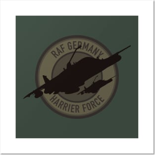 RAF Germany Harrier Force Posters and Art